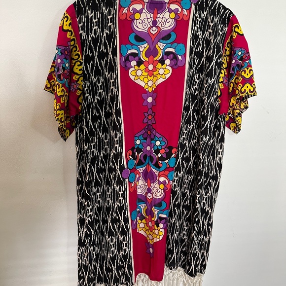 Magic Multicolor Patterned Women's Top - Picture 3 of 3